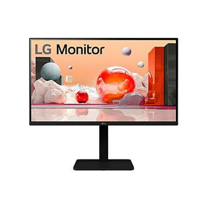 Monitor LG 27BA450-B, 68,6 cm (27), 1920 x 1080 (FHD), IPS, 250 cd/m2, 16 : 9, 5 ms, 100 Hz, HDMI, VGA, DP, zvočnik, pivot, črn