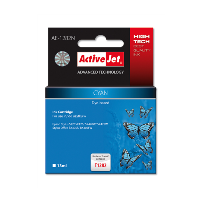 ActiveJet cyan črnilo Epson T1282