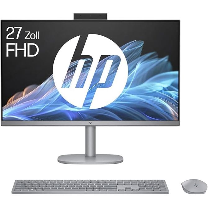 All In One računalnik HP OmniStudio X 27-cs1470ng 27 UHD Intel Core Ultra 7 32GB 1TB SSD DE Win11 srebrn
