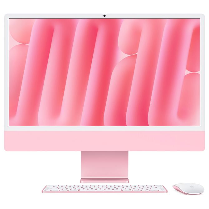 Računalnik AiO Apple 24 Apple M4/16GB/SSD 512GB NVMe/59,7 cm (23,5) 4,5K Retina/DE/MacOS roza