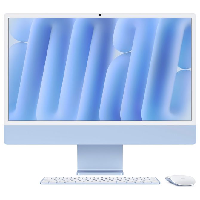 Raćunalnik AiO Apple 24 Apple M4/16GB/SSD 256GB NVMe/59,7 cm (23,5) 4,5K Retina/DE/MacOS, modra