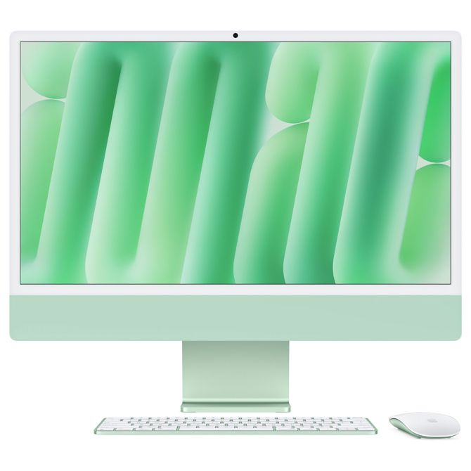 Računalnik AiO Apple 24 Apple M4/24GB/SSD 512GB NVMe/59,7 cm (23,5) 4,5K Retina/MacOS, zelena