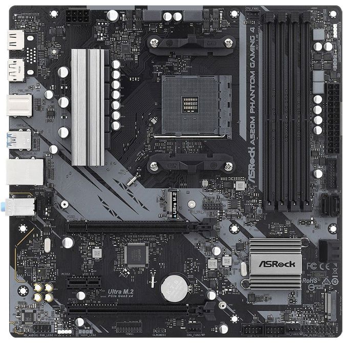 Osnovna plošča ASRock A520M Phantom Gaming 4 AM4 mATX HDMI/DP DDR4 maloprodaja