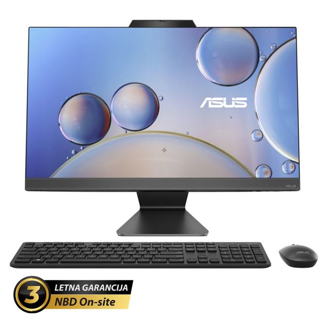 AIO računalnik ASUS A3402WVA 23,8 (60,45cm) FHD i5-1335U 8GB 512GB Windows 11 Pro tipkovnica + miška črn (A3402WVAK-WB51C0)