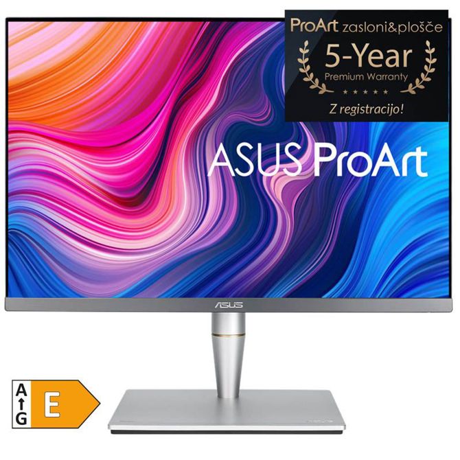 Monitor ASUS ProArt PA24AC  61,21cm (24,1) WUXGA IPS LED LCD DP/HDMI/USB-C zvočniki