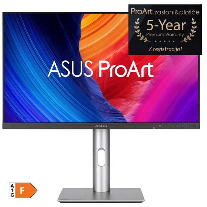 Monitor ASUS ProArt PA27JCV 68,58cm (27) 5K IPS DP/HDMI/USB-C KVM zvočniki profesionalni