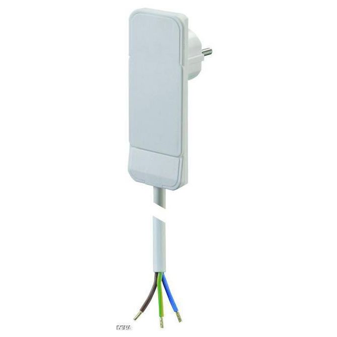 Bachmann 933.004 tok priključni kabel  16 A bela 1.50 m H05VV-F 3G 1,5 mm²