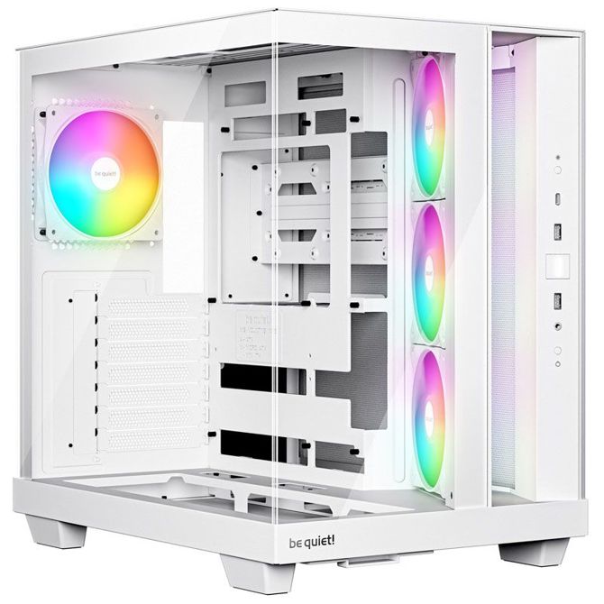 Ohišje BE QUIET! Light Base 500 LX (BGW86) midi-ATX RGB okno belo
