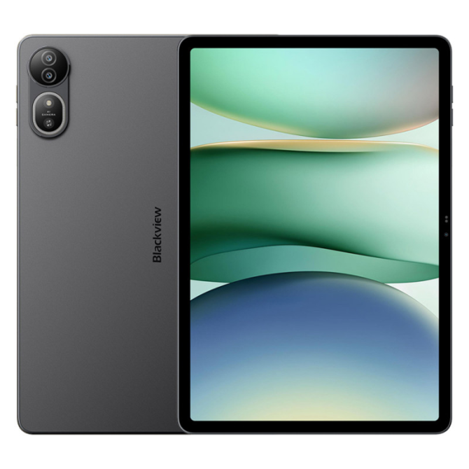Tablični računalnik Blackview MEGA 12 12,2'' 12+256GB 5G IPS 120Hz baterija 10.000 mAh + ovitek s tipkovnico, miška in pisalo, siv