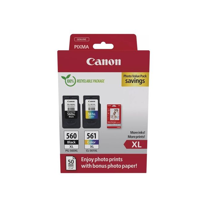 CANON CRG PG-560XL/CL-561XL črnilni komplet Photo Value