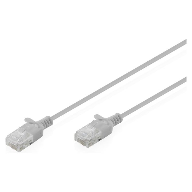 Tanek patch kabel CAT 6 U-UTP, 0,3 m, siv