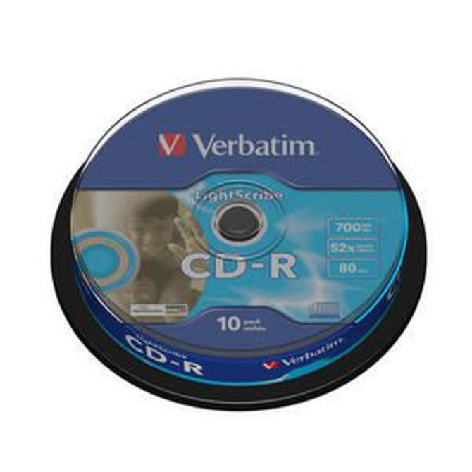 CD-R MEDIJ VERBATIM 10PK CB LS (43441)