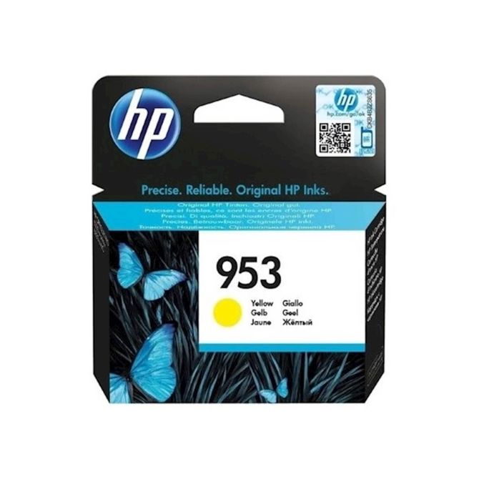 ČRNILO HP RUMENO 953 za OfficeJet 8210/8218/8710/8715 ZA 630 STRANI F6U14AE