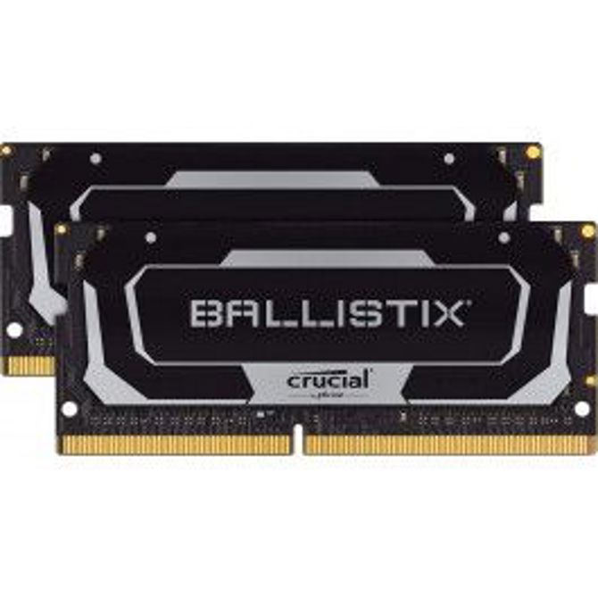 Crucial Ballistix 16GB Kit (2 x 8GB) DDR4-2666 SODIMM PC4-21300 CL16, 1.2V - BL2K8G26C16S4B