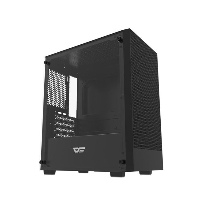 Ohišje za računalnik Darkflash M305 brez ventilatorjev (črno)