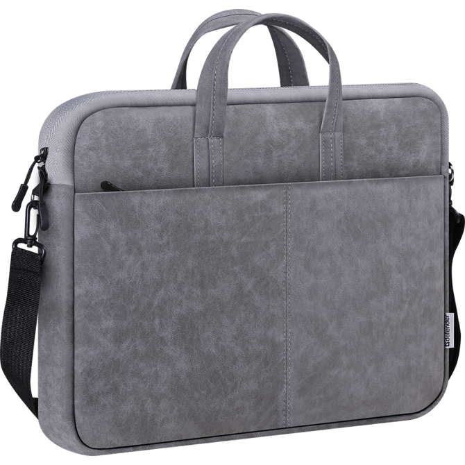 Prenosna torba za prenosne računalnike Defender SOLID (26088) siva elegantna in zanesljiva  15,6