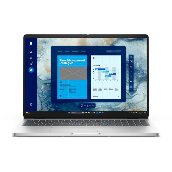 Prenosnik Dell Pro 16 (PC16250), Intel Ultra 5-120U/16 GB/SSD 512 GB NVMe/40,6 cm (16), FHD+/Integrated WLAN + BT/Backlit/vPro/Win11Pro