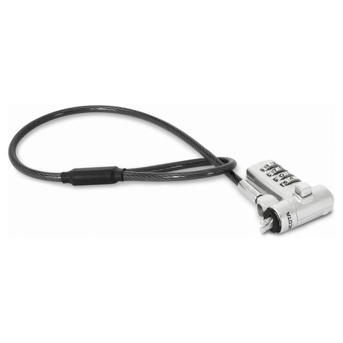 Univerzalna mini ključavnica za prenosnik Dicota, srebrna 9821291500