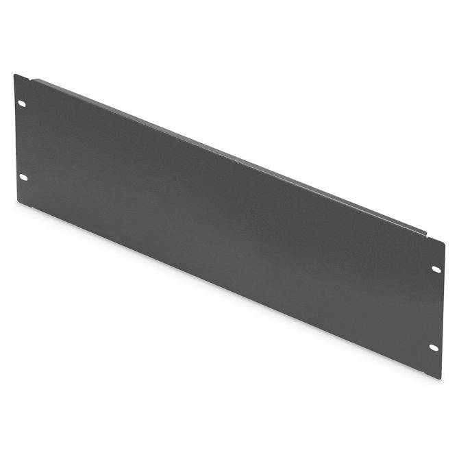 DIGITUS pokrovna plošča 4U prazen pokrov 483 mm črne barve