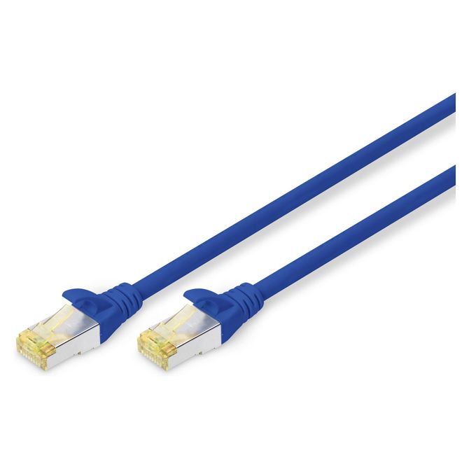 DIGITUS CAT 6A S/FTP patch kabel, 0,25 m, moder