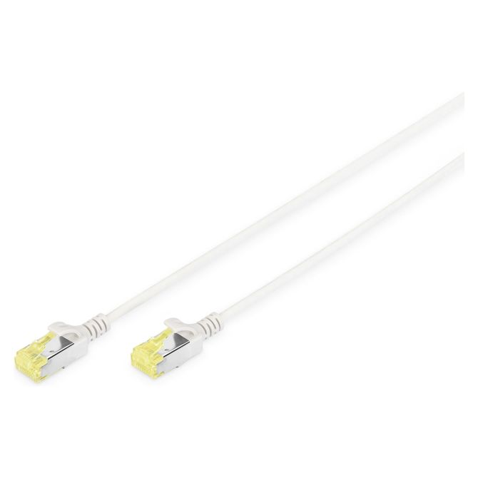 DIGITUS CAT 6A U/FTP Slim patch kabel 1m siv