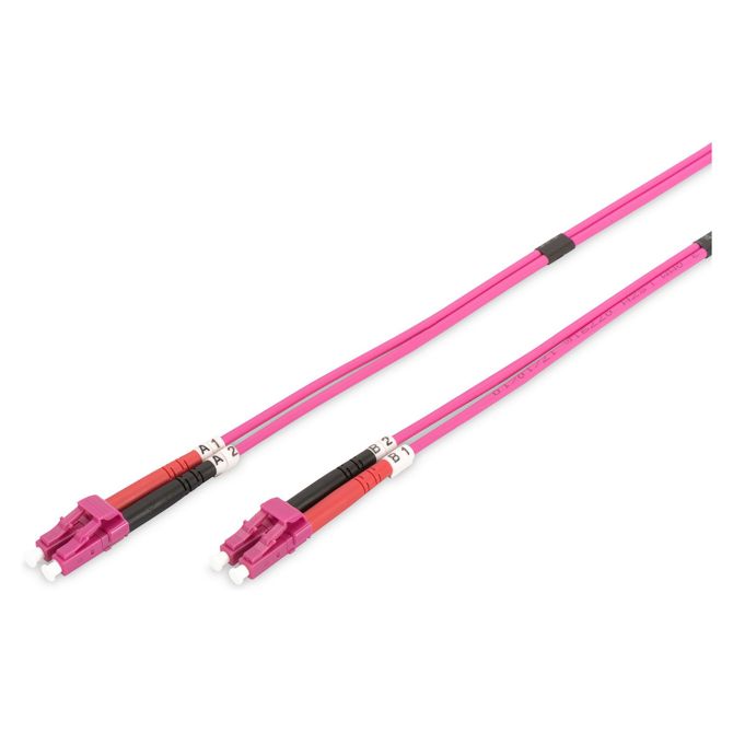 DIGITUS LWL patchkabel LC -> LC 2,00 m večmodni dupleksni OM4