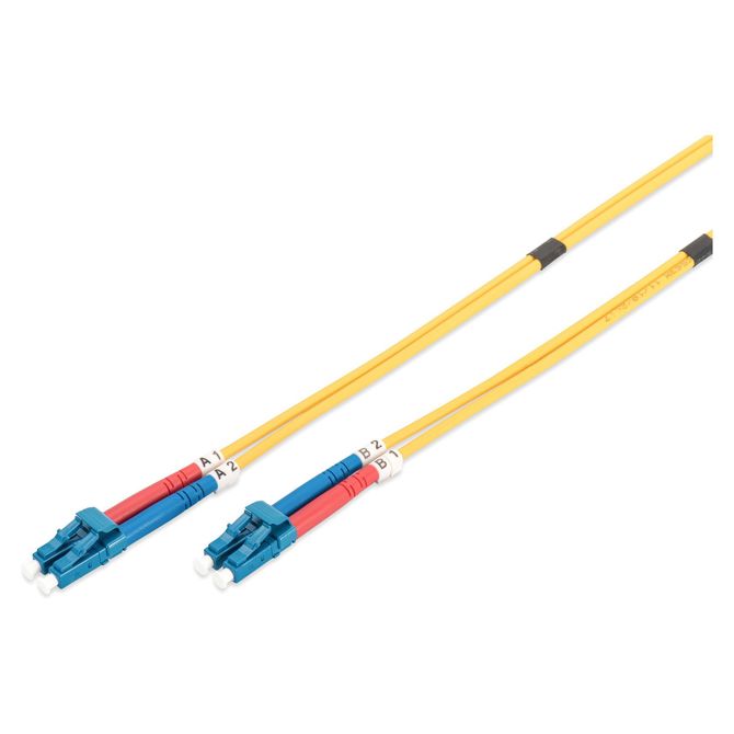 DIGITUS LWL patchkabel LC -> LC 2,00 m enomodni dupleksni OS2