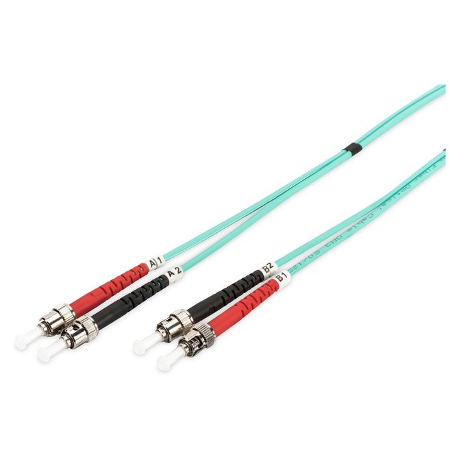 DIGITUS LWL patchkabel ST -> ST 10,00 m večmodni dupleksni OM3