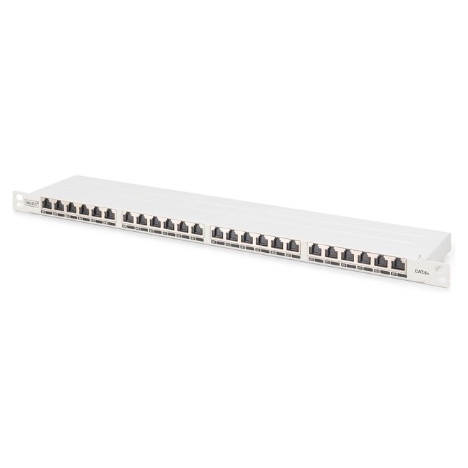 DIGITUS patch panel CAT 6A, razred EA, visoko gostotno zaščiten