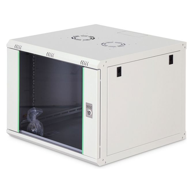 Digitus stensko ohišje 19" 9HE 478x600x600mm, barva siva (RAL 7035)