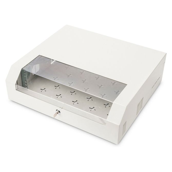 DIGITUS stenska omarica SOHO 3U 145x500x475 mm siva tanka