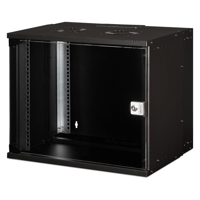 Digitus stenska omarica SOHO PRO 9U 460x540x400 mm 19" črna