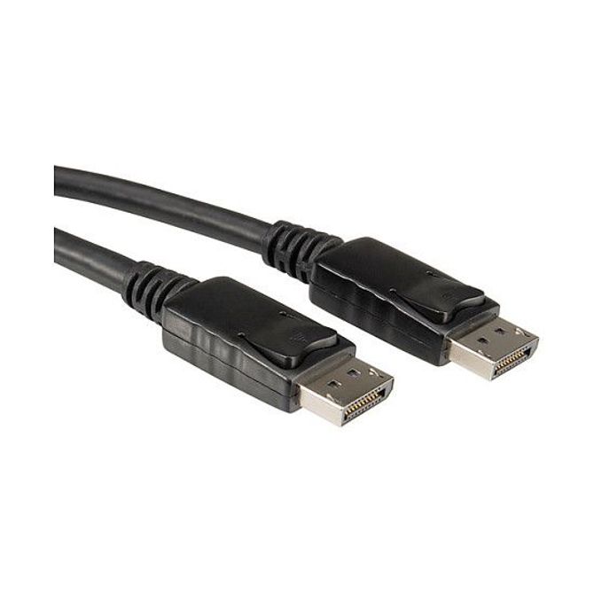 Kabel Value DP1M DisplayPort 1.1, 1m, vtič-vtič, črn, magnetno zaščiten