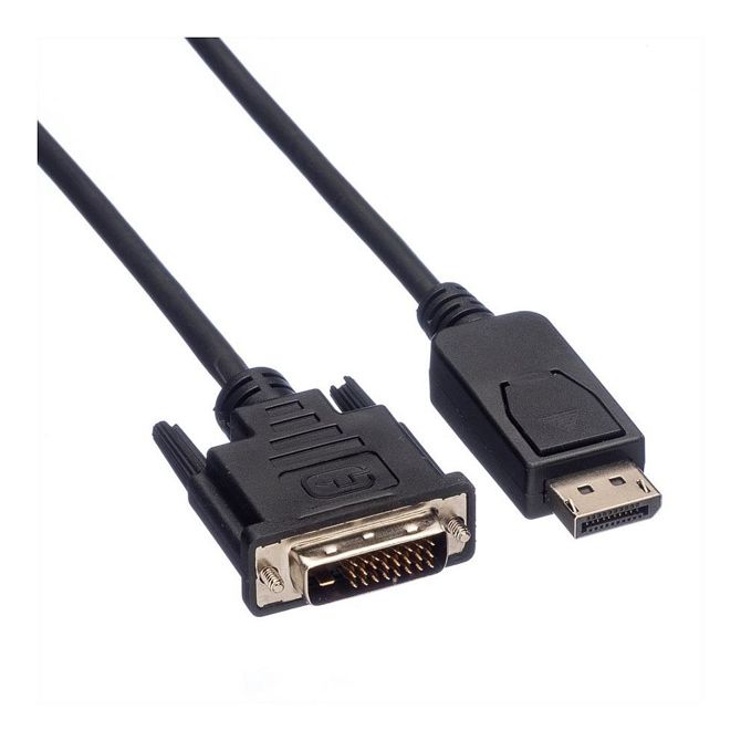 Kabel Value DP-DVILSOH2M DisplayPort na DVI-D, 2 m, 1920x1080, Dual-Link, črn
