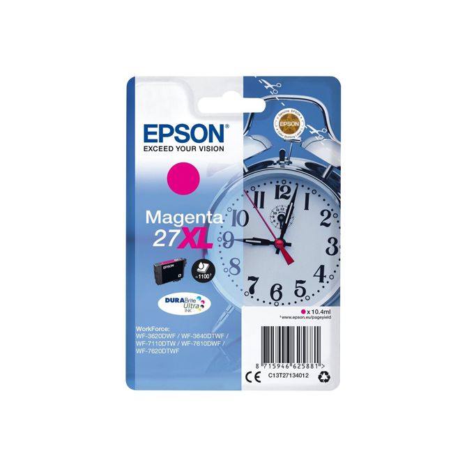 EPSON enopaketna kartuša Magenta 27XL DURABrite Ultra