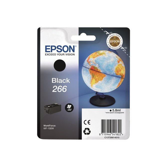 EPSON Singlepack črna kartuša 266 za WF-100W