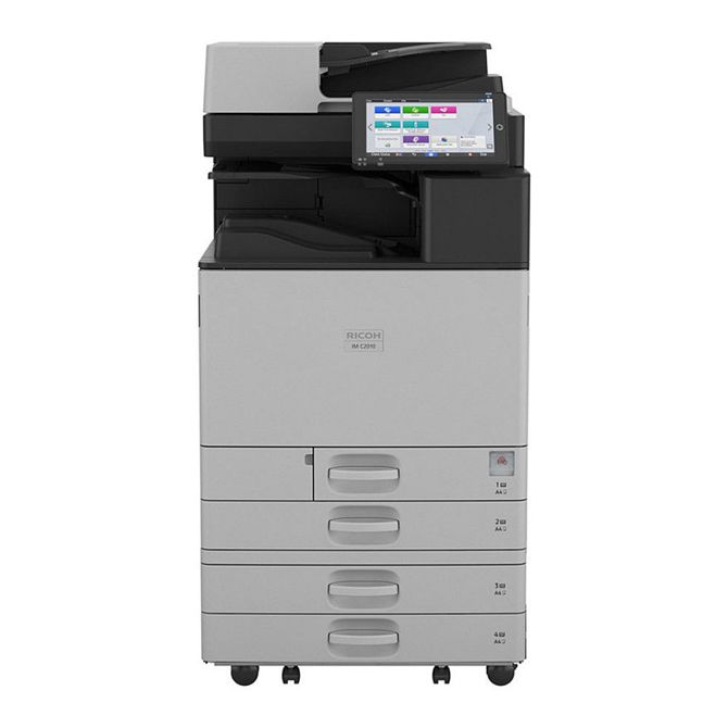 Multifunkcijski brizgalni tiskalnik Ricoh IM C2010A barvni, A3, 20 str/min, obojestransko tiskanje, samodejni podajalnik, barvni zaslon