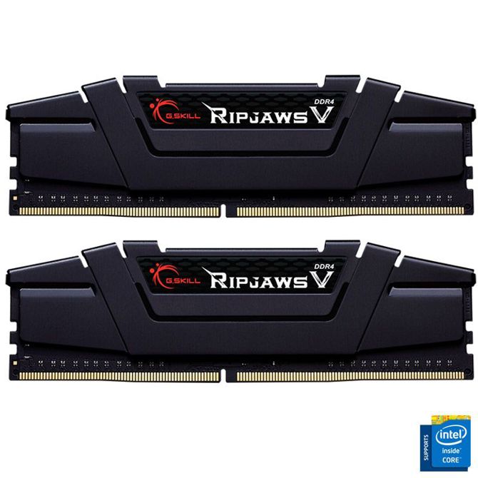 RAM za računalnike G.SKILL Ripjaws V 16 GB (2 x 8 GB) 3600 MHz DDR4 CL16-19-19-39 (F4-3600C16D-16GVKC) 