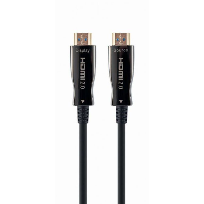 Gembird CCBP-HDMI-AOC-20M-02 AOC High speed HDMI kabel z Ethernetom 4K Premium Series 20m črn