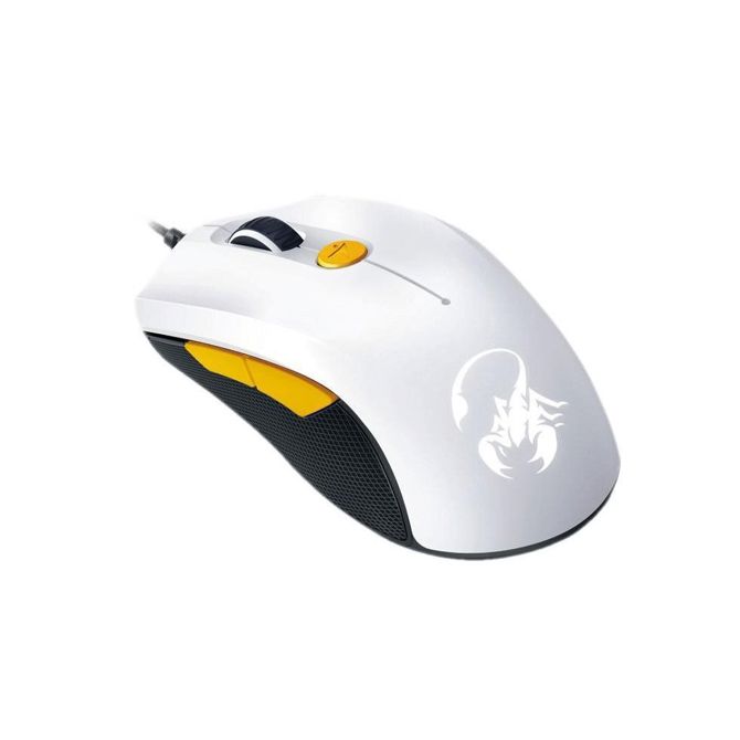 Miška Genius Scorpion M6-600 Gaming, žična, belo-oranžna