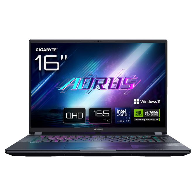 GIGABYTE Aorus Elite 16 Intel® Core Ultra 9 275HX igralni prenosnik 40,6 cm (16"), DE tipkovnica, W11P