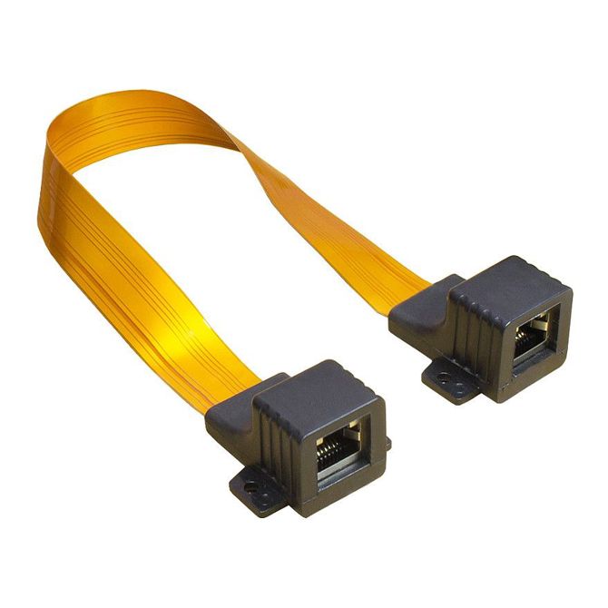 Good Connections RJ45 okenski skoznjik, prozoren, 25 cm
