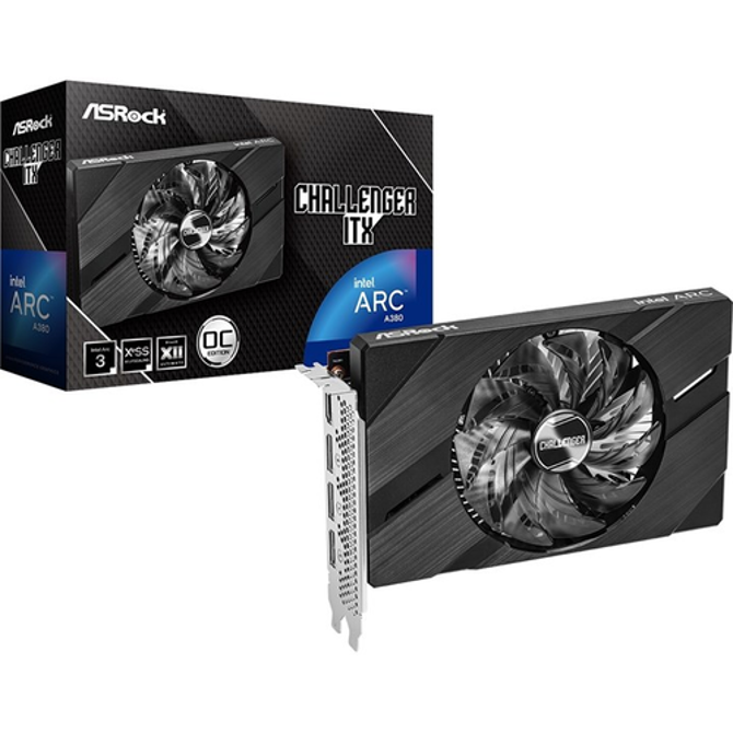 Grafična kartica Asrock Intel Arc A380 Challenger ITX 6GB OC