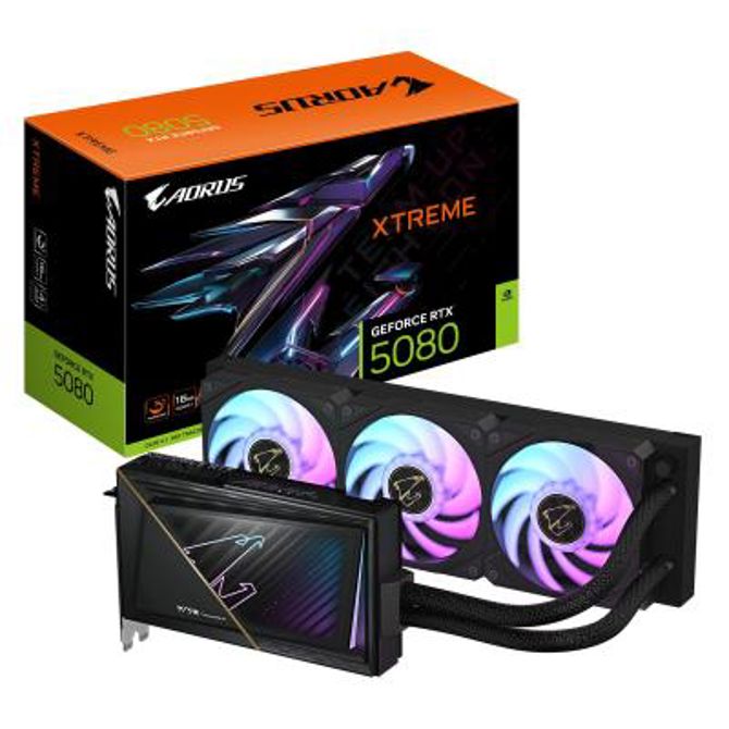 Grafična kartica Gigabyte GeForce RTX 5080 AORUS XTREME WATERFORCE 16G (DLSS 4, 3x DisplayPort, 1x HDMI 2.1)