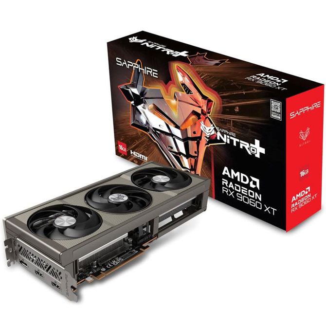 Grafična kartica Sapphire Radeon RX 9060 XT NITRO+ 16GB