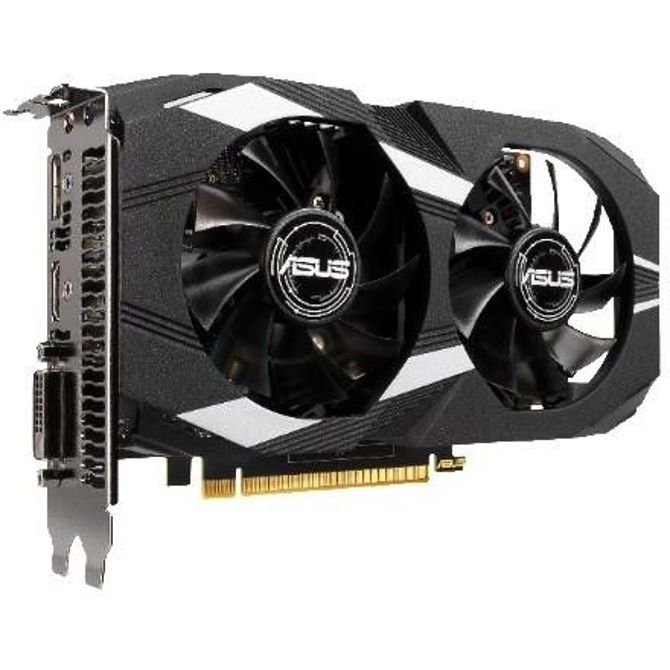 GTX 1650 4GB ASUS Dual-GTX1650-O4G - Dual Slot - 2Fan 1xDVI/1xDP/1xHDMI