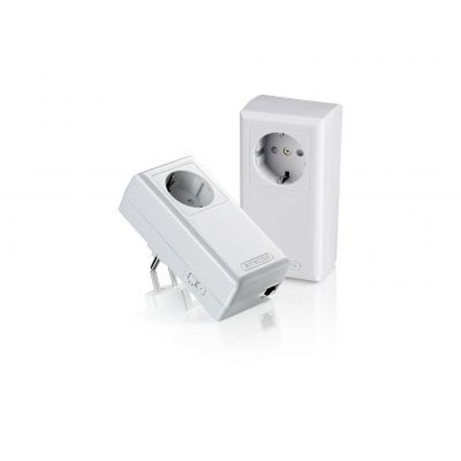 SITECOM LN-516 HomePlug Plus Socket Dual Pack (2 pcs) - 200 Mbps