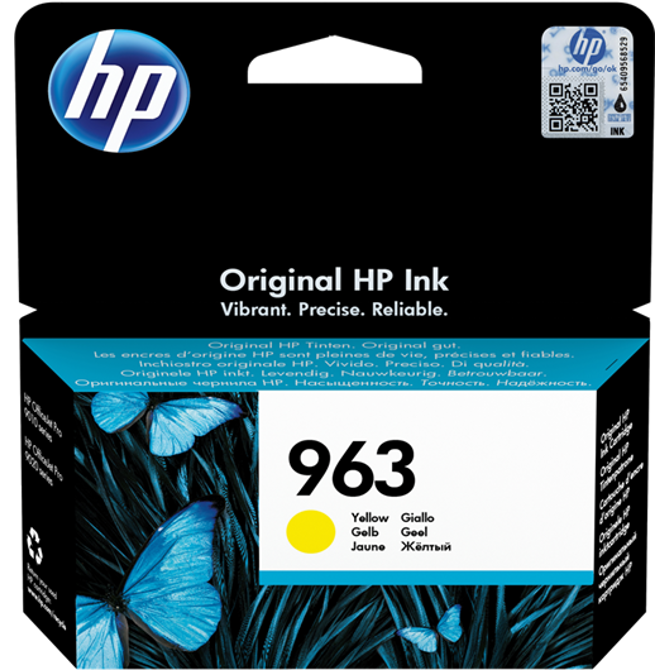 HP 3JA25AE nr.963 rumena, originalna kartuša