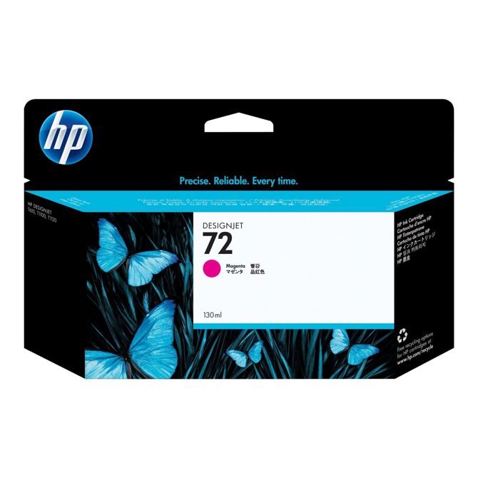 HP 72 originalna črnilna kartuša, Magenta, visoke zmogljivosti, 130 ml, 1 kos