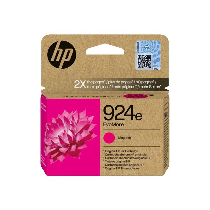 HP 924e EvoMore Magenta originalna kartuša s črnilom